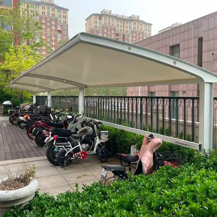 桓台县膜结构电动车棚